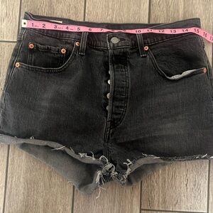 Levi Black Denim shorts